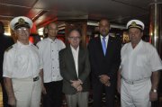Visite de courtoisie du Président Martelly aux membres de l’équipage du bateau de croisière Adriana de la Tropicana Cruises