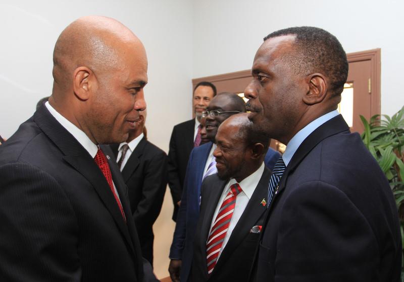 Visite officielle des membres du Bureau de la Conférence des Chefs d’Etat et de Gouvernement de la CARICOM