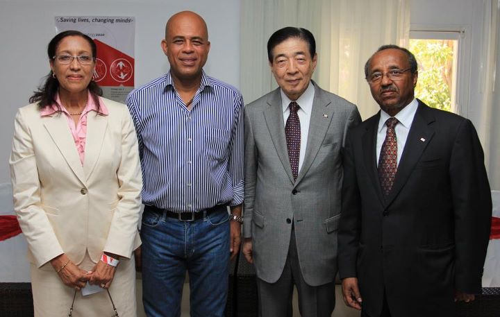 Michel Martelly participe à la XIXème Conférence interaméricaine de la Croix-Rouge