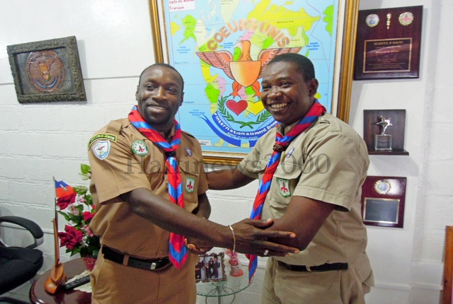 David Chéry investi Conseiller national à la Meute des Scouts d’Haïti