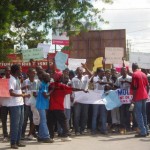 Des dizaines de personnes ont manifesté ce 17 octobre à Port-au-Prince