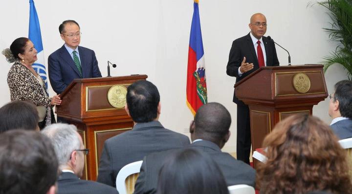 Le Président de la Banque Mondiale a visité mardi Haïti