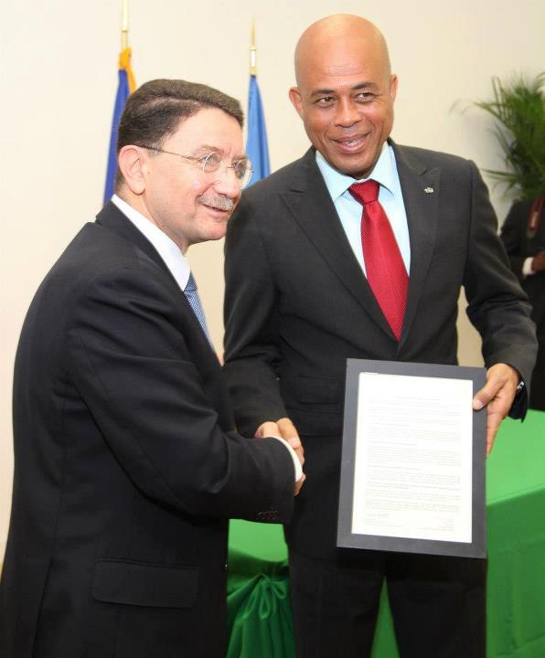 Michel Martelly adhère à la Lettre Ouverte de l’Organisation Mondiale du Tourisme