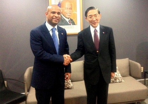 Laurent Lamothe se dit satisfait de la coopération fructueuse qui existe entre la République de Chine (Taïwan) et Haïti