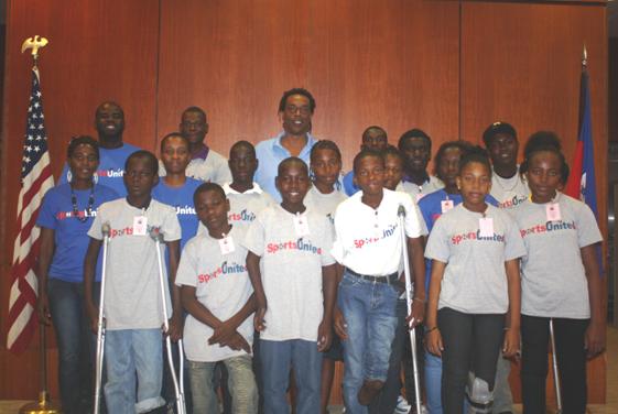 12 jeunes handicapés haïtiens participeront à un camp de sport résidentiel aux USA