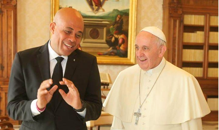 Le Pape François accepte une invitation de Michel Martelly pour visiter Haïti bientôt