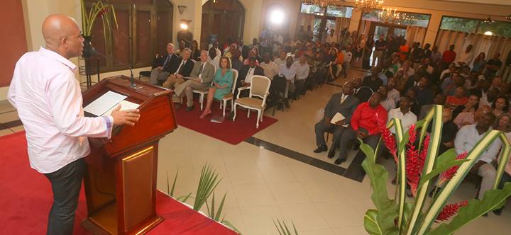 Martelly participe au lancement du Projet Leve dans le Nord du Pays