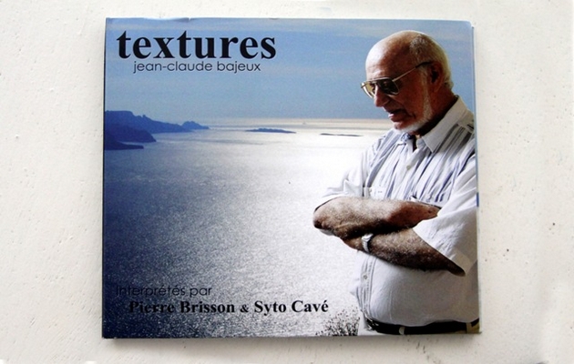 Vente signature de Textures, un CD de poèmes de Jean-Claude Bajeux