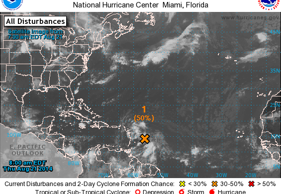 Une onde tropicale active se dirige vers la Caraïbe et Haïti