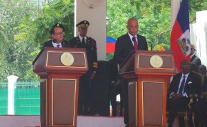 Francois Hollande et Martelly