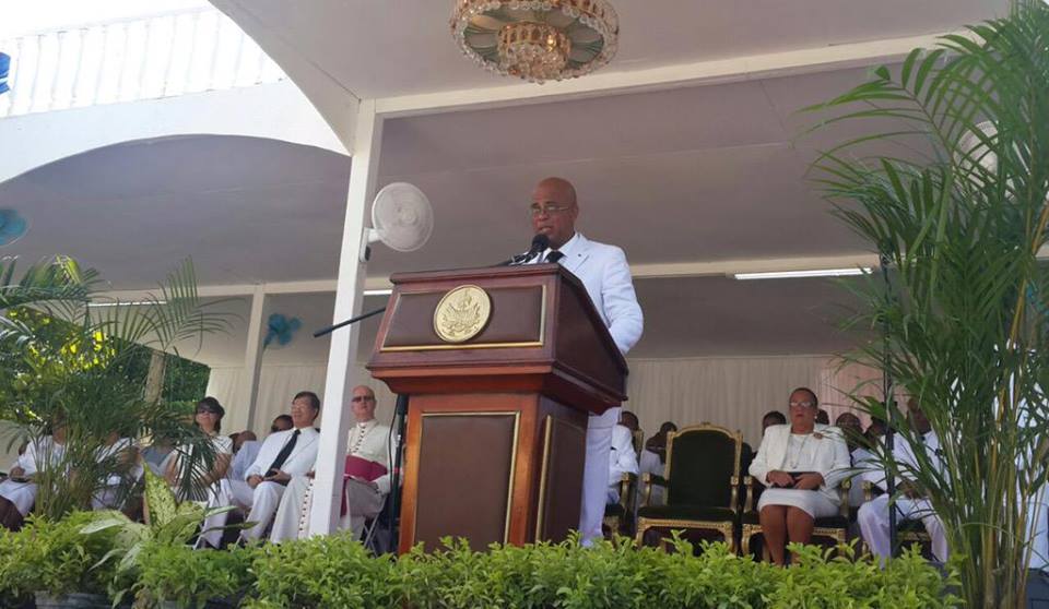 18 mai à l’Arcahaie, Martelly continue de prêcher l’unité