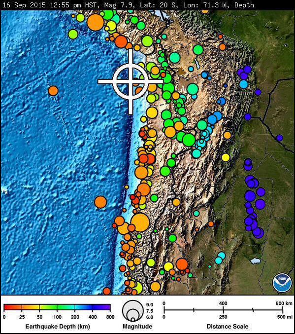 Le centre du Chili touché par un séisme de magnitude 8,4 et un puissant tsunami menace