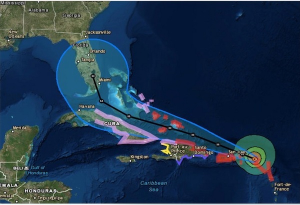 Le pays, principalement le grand Nord, sous la menace de l’ouragan Irma
