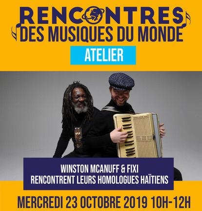 Winston McAnuff et Fixi, invités du mois d’octobre aux Rencontres des Musiques du Monde