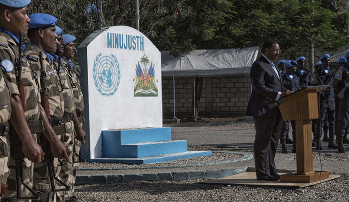 La MINUJUSTH met fin à 15 années consécutives d’opérations de maintien de la paix en Haïti