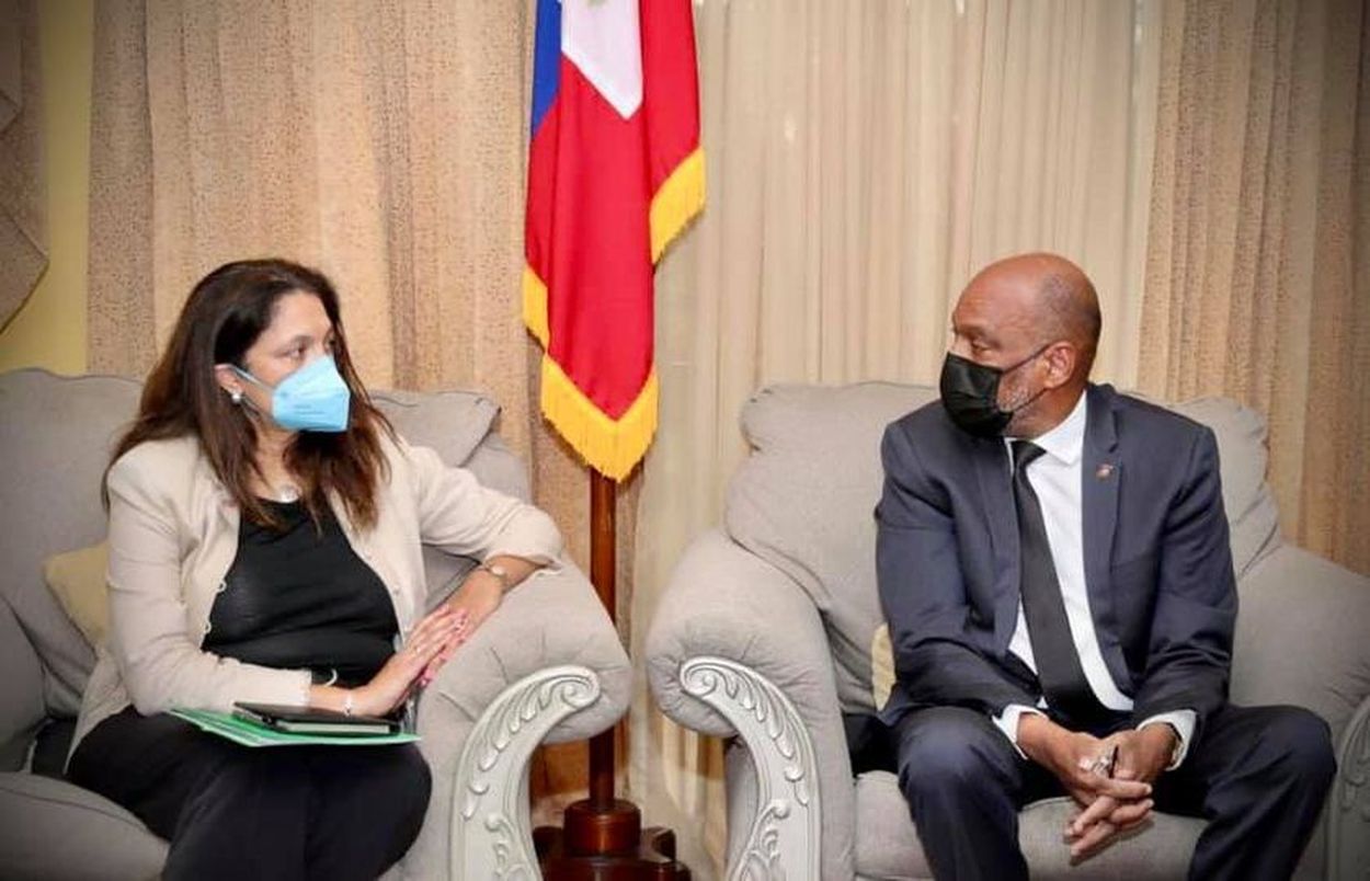 Le PM Ariel Henry s’entretient avec la Sous-secrétaire d’État, Uzra Zeya