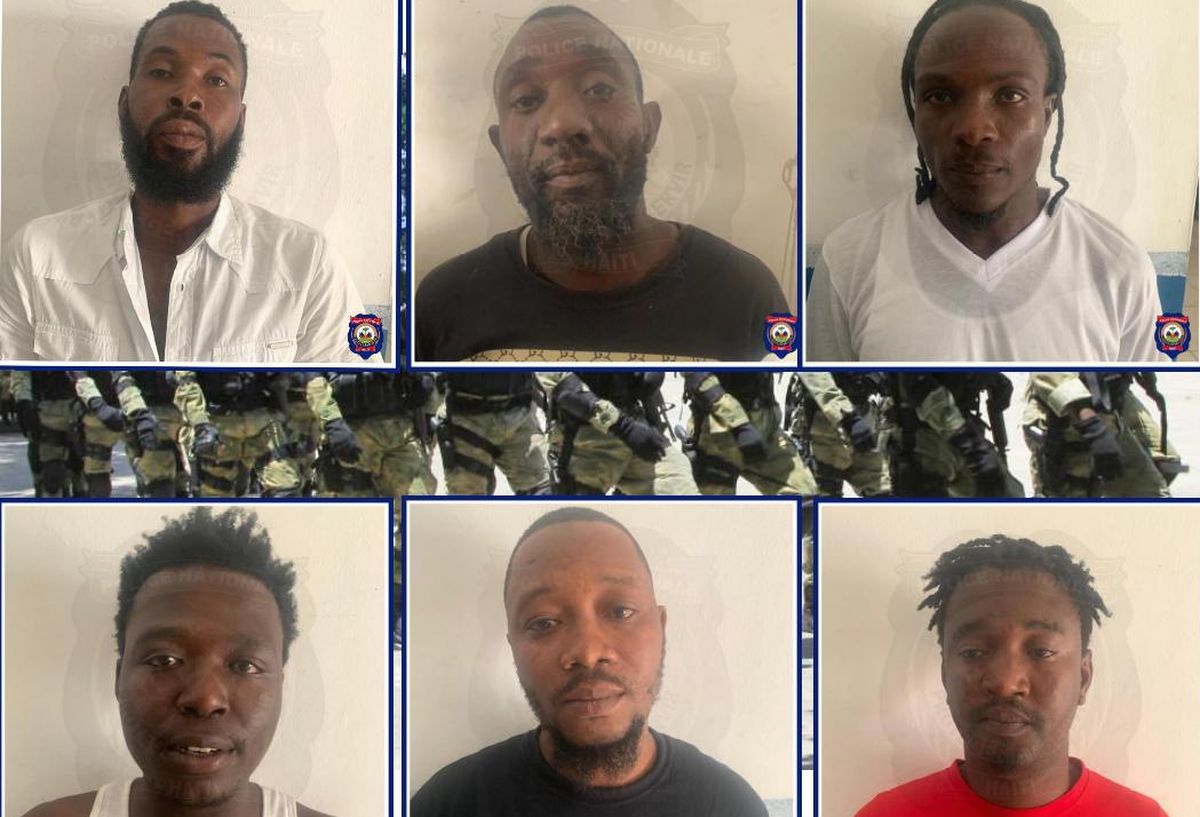 Six (06) individus faisant partie du gang «400 Mawozo» arrêtés par la PNH