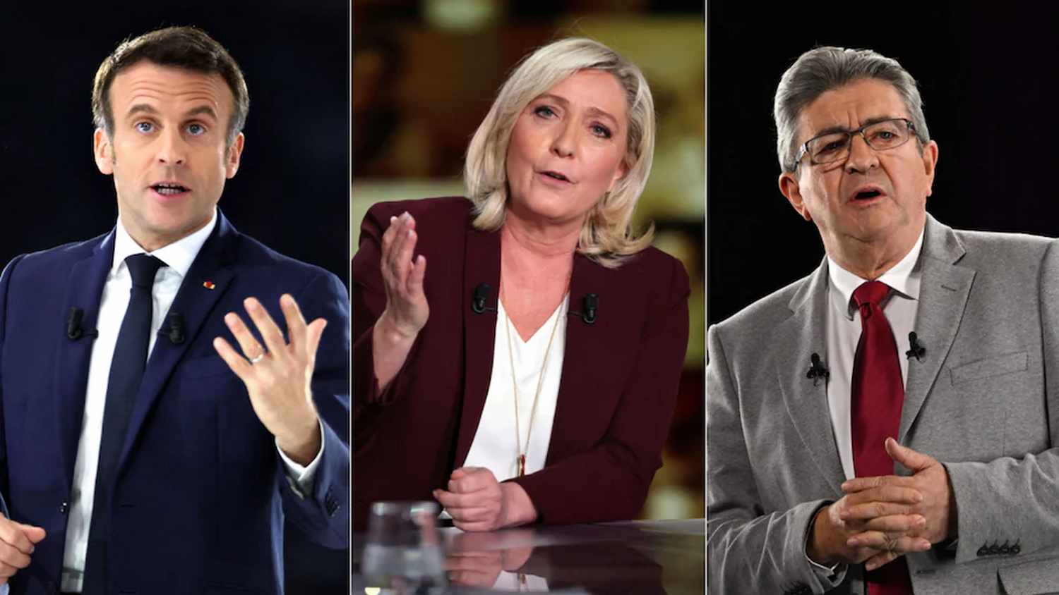 Présidentielle française: 27,85% pour Macron, 23,15% pour Le Pen, 21,95% pour Mélenchon