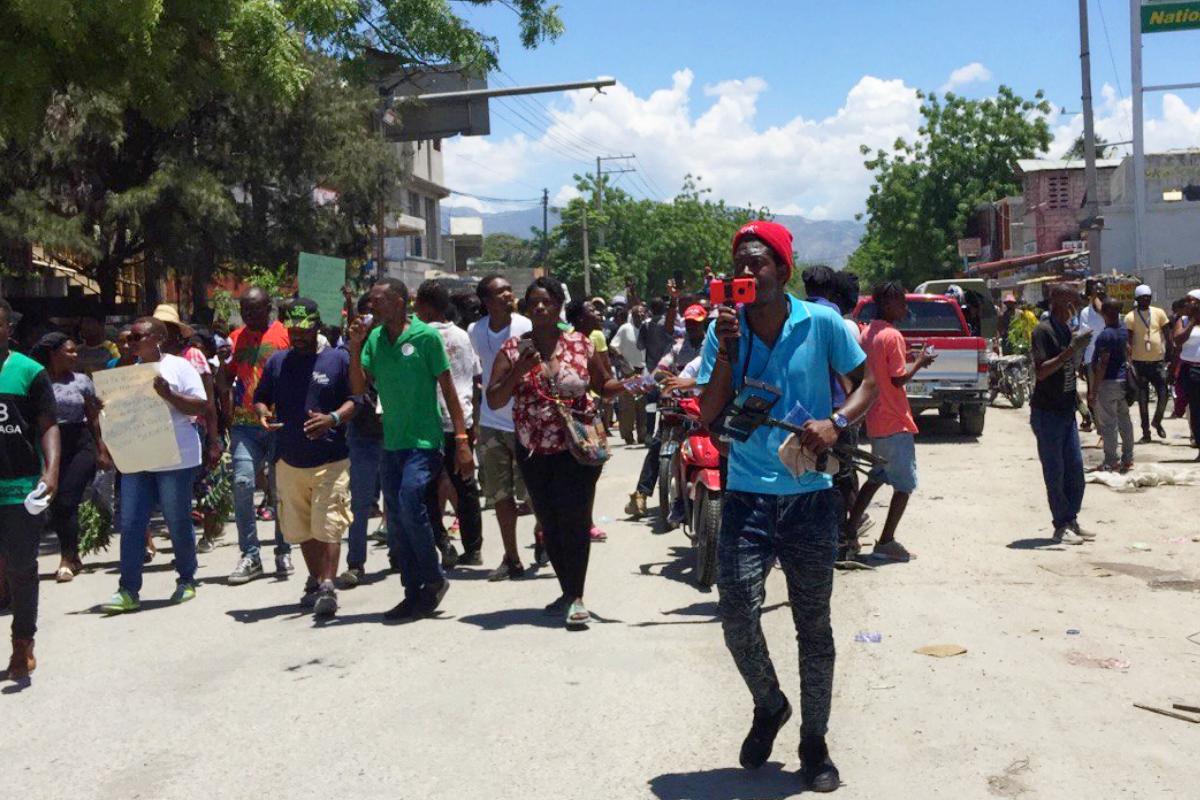 Plaine du Cul-de-Sac : Les manifestants dénoncent le silence complice d’Ariel Henry