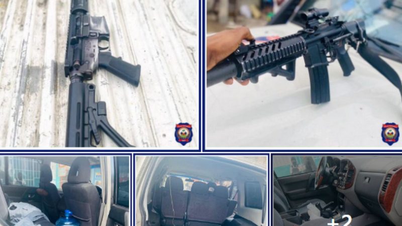 Opération policière à Poste Marchand, 2 armes à feu confisquées