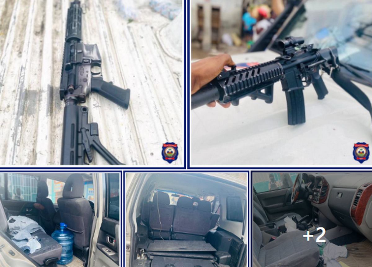 Opération policière à Poste Marchand, 2 armes à feu confisquées