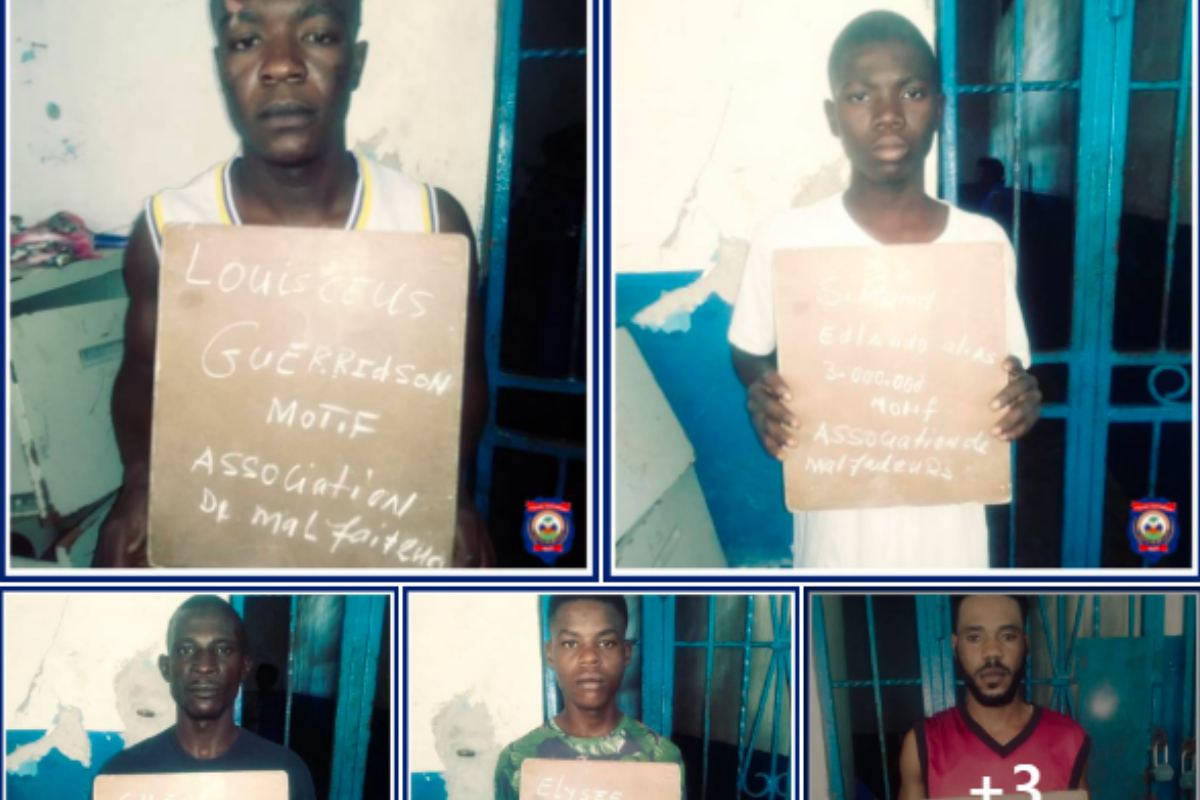 7 membres du gang “Trois millions” interpellés par la Police