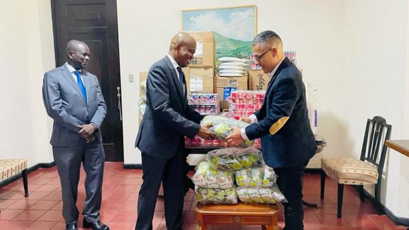 Haïti fait don de nourriture au Venezuela…