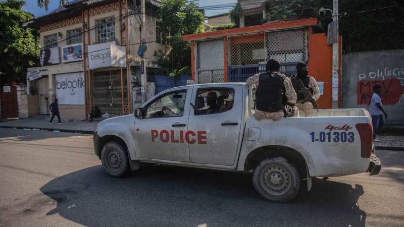 Protestation des policiers à Cap-Haitien
