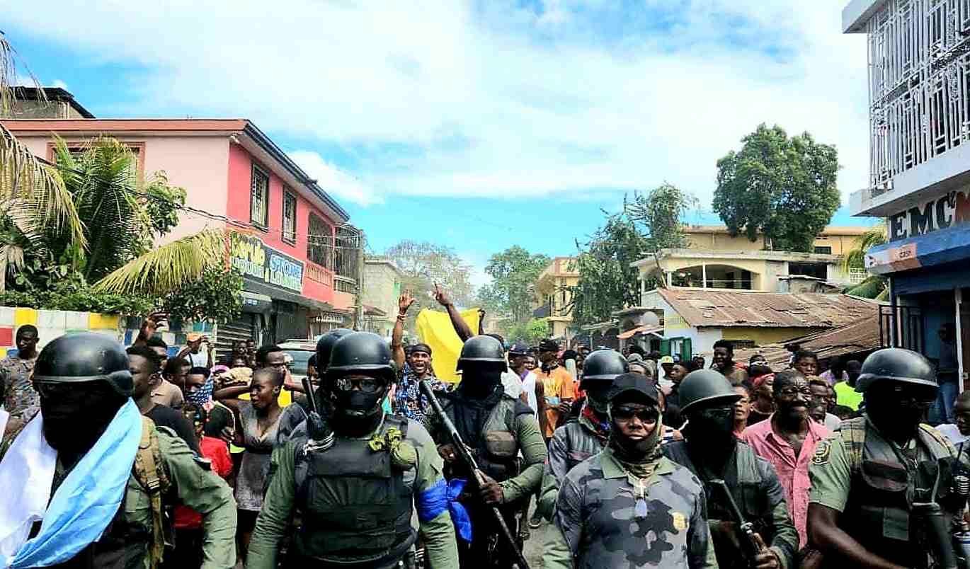 Ouanaminthe : des agents de la BSAP en colère repoussés par la police