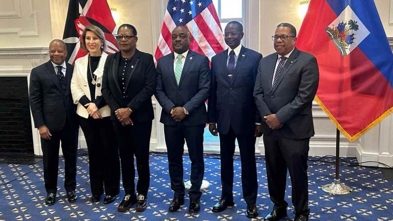 Début des réunions à Washington pour le déploiement de forces kenyanes en Haïti